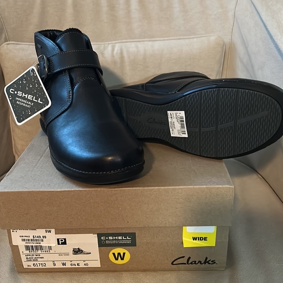 Leather upper boots size 9W - Picture 2 of 3